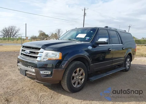 2015 Ford Expedition El King Ranch из США, поврежденный, VIN 1FMJK1HT5FEF14176